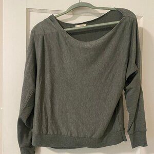 Lovestitch green long sleeve shirt medium